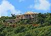 A distant view of Heavens Gate allows you to see the villa in its entirety, set on the top of Estate Zootenval the views are superb.