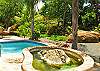 Tropical setting for outdoor enjoyment