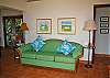 If sofas are more your style, you'll love this comfortable overstuffed couch. A half bath around the corner completes the main living area.