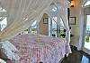 The bedroom vistas vary from St. Thomas and the Caribbean Sea to the west, the deep blue Atlantic Ocean to the north, stretching east to the nearby British Virgin Islands, encompassing more than thirty separate islands and cays.