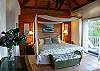 Each of the three spacious bedrooms at Andante By The Sea are air-conditioned and each has a private bath ensuite.