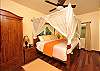 The canopy beds and hardwood floors in the bedrooms all add to the ambiance of SeaShore Allures three bedroom condos.