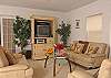 With not one, but two living areas, there's plenty of space to relax and enjoy your peaceful vacation. The lower sitting area is complete with cable TV and DVD/VCR player.
