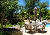 Sit and chat here poolside with your family and compare notes about your favorite St. John beaches. The closet beach to Angelica is the Great Cruz Bay beach on St. John's Southshore.
