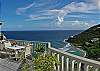 Enjoy a view of Hart Bay beach from your deck upstairs.