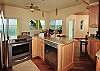 Have the pleasure of cooking in this efficiency kitchen fully equipped with Kitchen Aid stainless appliances, granite counter top and the marble finish cupboards.
