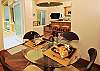 The Dining Table seats four guests.