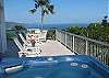 A soothing, hot springs spa is also located on this main deck directly off the living room. Picturesque views of Coral Bay are the perfect spot for a relaxing soak at the end of a long lazy day.