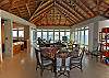 But, it's the stunning views that will grab your attention and keep you riveted throughout your stay. Wall-to-wall windows on three sides of the great room all have waterfront views!