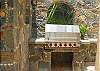 The barbeque grill is a built-in beauty, tucked into a well vented corner of the courtyard.