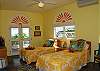 Equally large, the second bedroom also has a king bed that can easily be converted into two stylish twin beds.