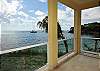 Gaze out over the green and blues of the Caribbean right from your own private porch!