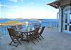 Dining high above the green and teal ocean is a fabulous experience. Panoramic views and ocean breezes make this outdoor dining spot one of a kind.