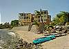 Right down from the court yard is this pebble beach where you can relax and enjoy the sun while sipping on your magarita's or just take an afternoon walk on the beach edge. A rare treat for guests.