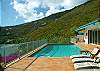 The oversized 41 X 14 X 5 ft. (at the deep end)  pool will keep you cool on our amazingly sunny Caribbean days.