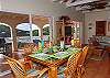 Sweet views of the bay and the sea beyond are yours while grilling and dining too.
