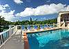 The views from the pool deck at Calypso are fantastic! Clouds, water, boats and sun...heavenly!
