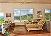 The Relax and Renew area, decorated with soft overstuffed furniture is a lovely tranquil place, perfect for reading, quiet reflection, or a mid-afternoon nap.