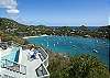The lower pool deck provides ample privacy for those wanting to sun bathe and watch the boats sail by.