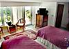 Andante’s third bedroom is accessed externally. It features two twin beds that can be converted into a king bed  in a snap! While a little smaller than the upper bedrooms, the third bedroom offers fantastic privacy and glorious vistas of the bay directly below. In addition, guests staying here...