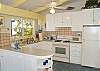 The kitchen comes complete with all the appliances you'd expect in a rental home, including the requisite blender!