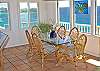 You can dine at the inside dining room adjacent to the kitchen or...
