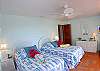 Both lower bedrooms can be made up as kings but they can also be converted to twin beds in a snap.