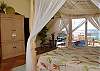 As with all the bedrooms at Villa Rendezvous, there is air conditioning and a color TV and VCR.