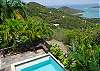 The views at Mayan Sky are breathtaking - from vistas of Carolina Valley & Coral Bay, to the jaw dropping views of Bordeaux Mountain.