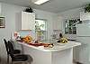 Also on this lower level is a smaller, but complete, kitchen.