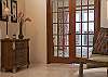The master suite entry is located beyond its own private entry parlor.