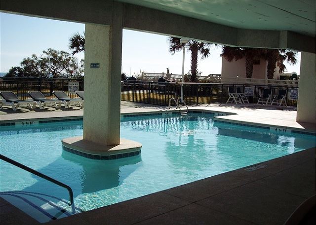 Beautiful main oasis pool overlooking the dunes