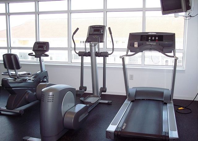 on-site fitness center