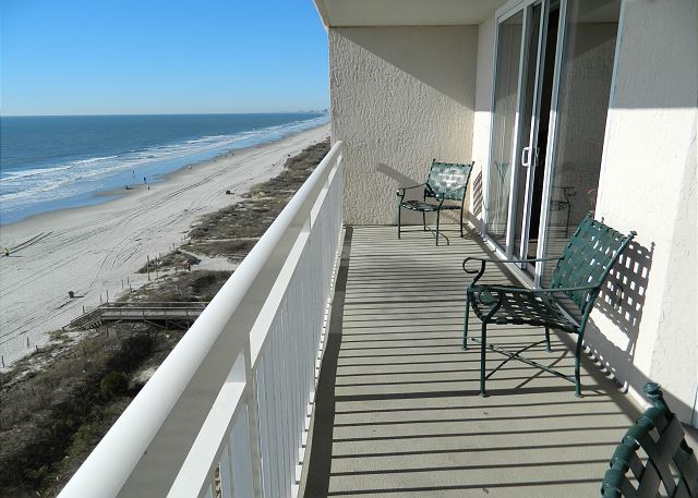 WOW views from your large private balcony with plenty of seating