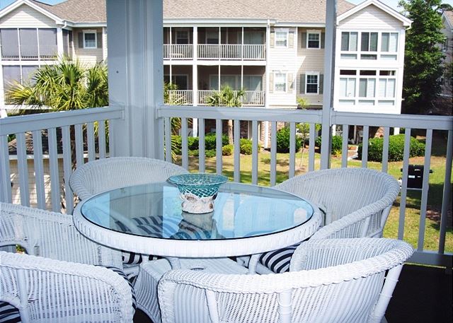 North Myrtle Beach Sc United States Ocean Keyes 1722 Owner Screened Porch To Enjoy A Morning Cup Of Coffee