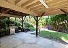 Carport with grill area