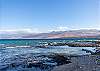 View from the shoreline looking at the Kohala Mountains