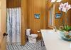 Primary bedroom en suite bathroom with tub/shower combination