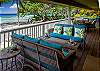 Covered lanai with comfortable seating