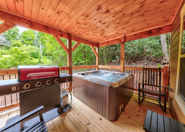 Hot Tub and grill
