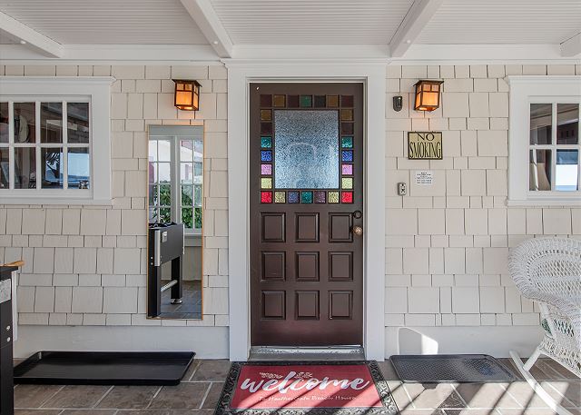 Image Enclosed porch for cooler , bikes and foosball