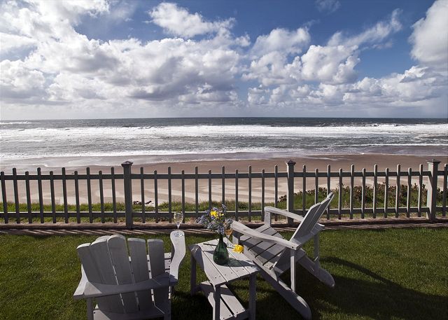 Image Private double lot on the oceanfront with rare grassed yard