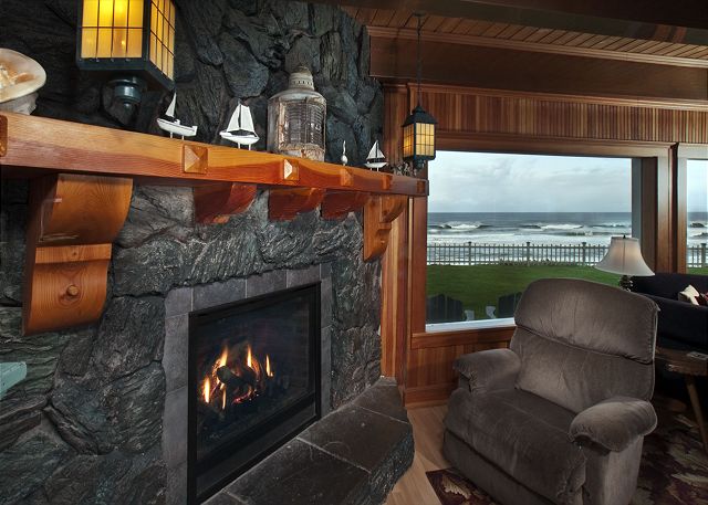 Image Huge Cozy Fireplace