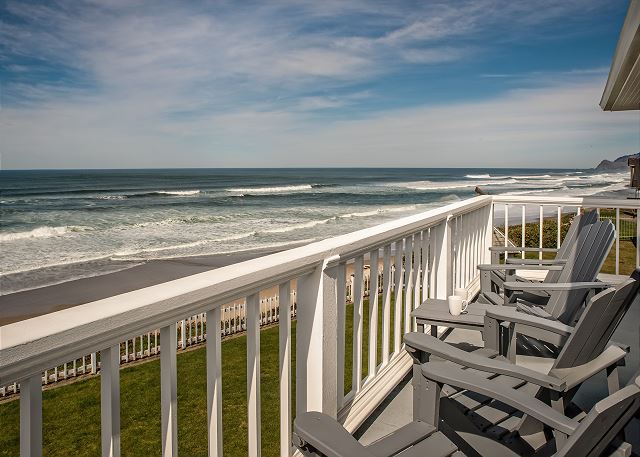 Image Loft deck with wooden chairs