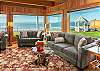 Image Living room has 4 sofas overlooking the oceanfront