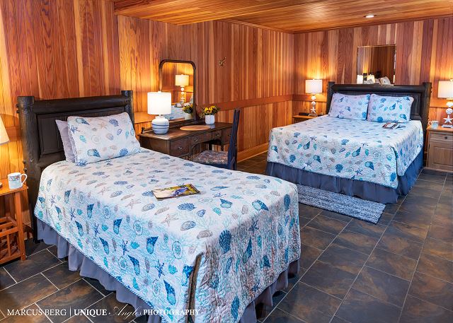 Image Basement bedroom is cozy and quiet