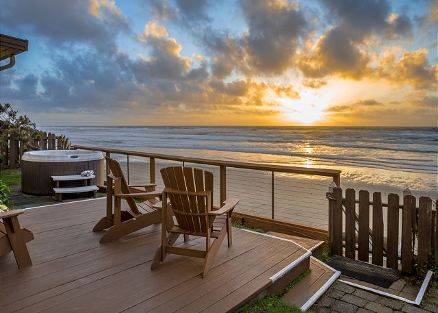 Image oceanfront deck 