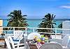 Roof terrace with pool and ocean view