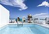 Roof terrace with pool and ocean view