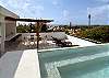 Looking towards the ocean from the pool on the roof